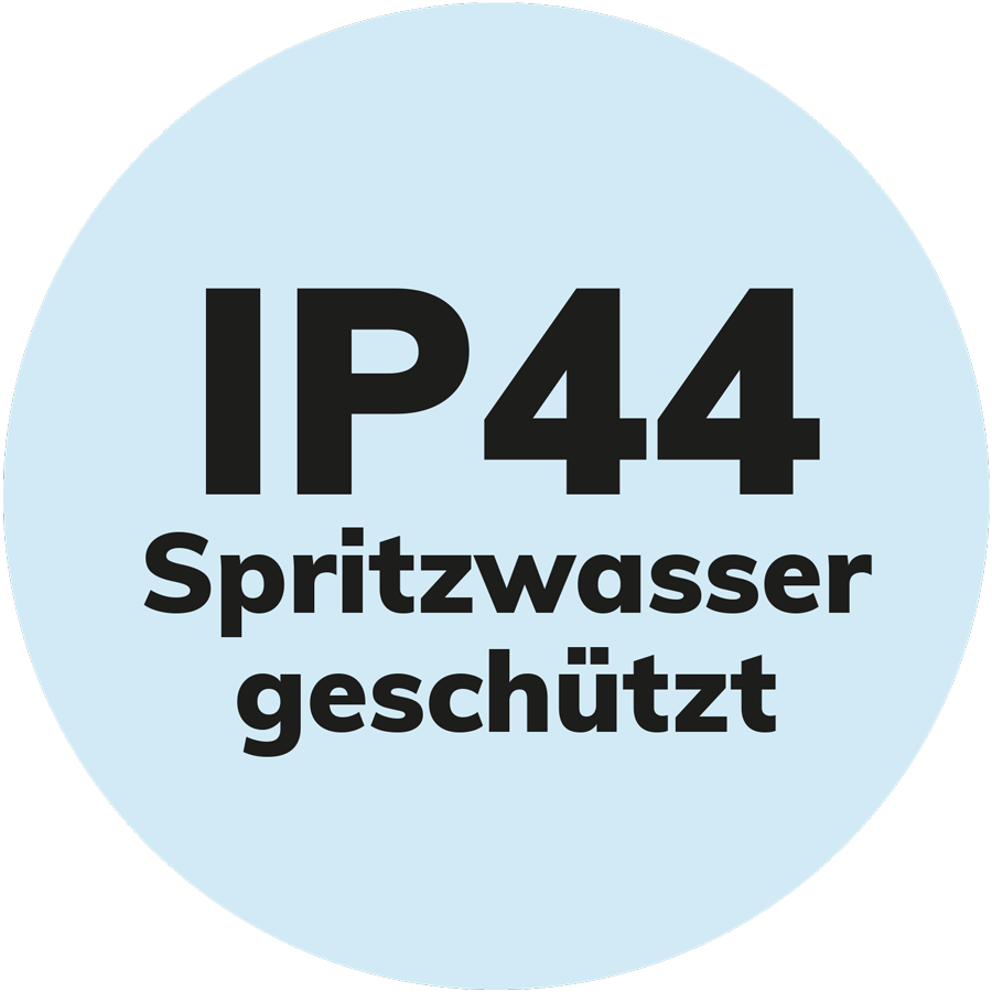 wandeinbauleuchte IP44 spritzwasser geschuetzt