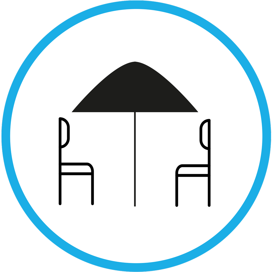 wandeinbauleuchte terasse