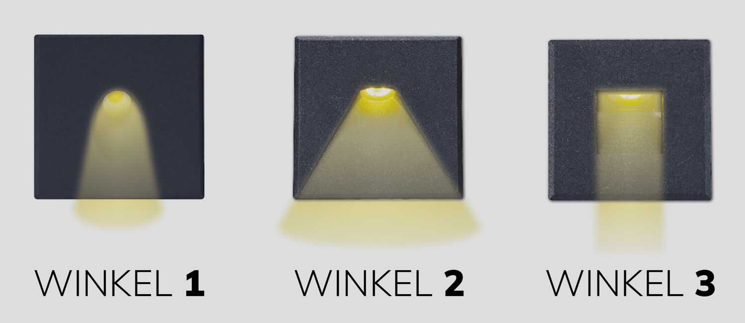 wandeinbauleuchte winkel