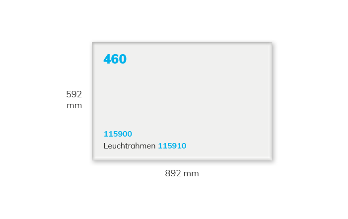 Infrarotpanel Premium Professional Maße