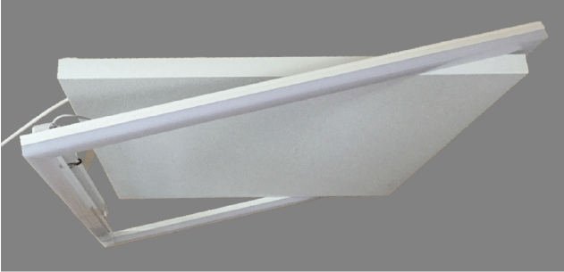 rahmenteil infrarotpanel mit leuchtrahmen led