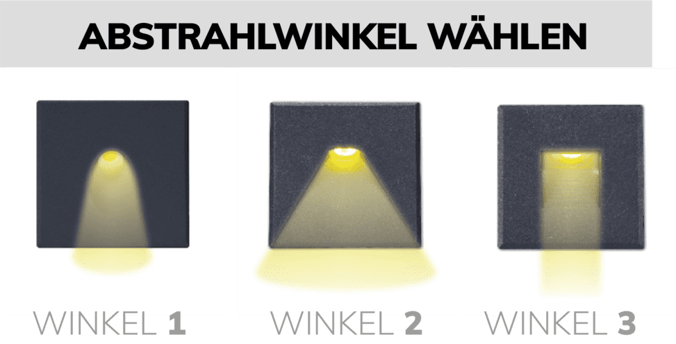 wandeinbauleuchte color switch