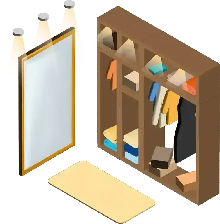 kleiderschrankbeleuchtung planung