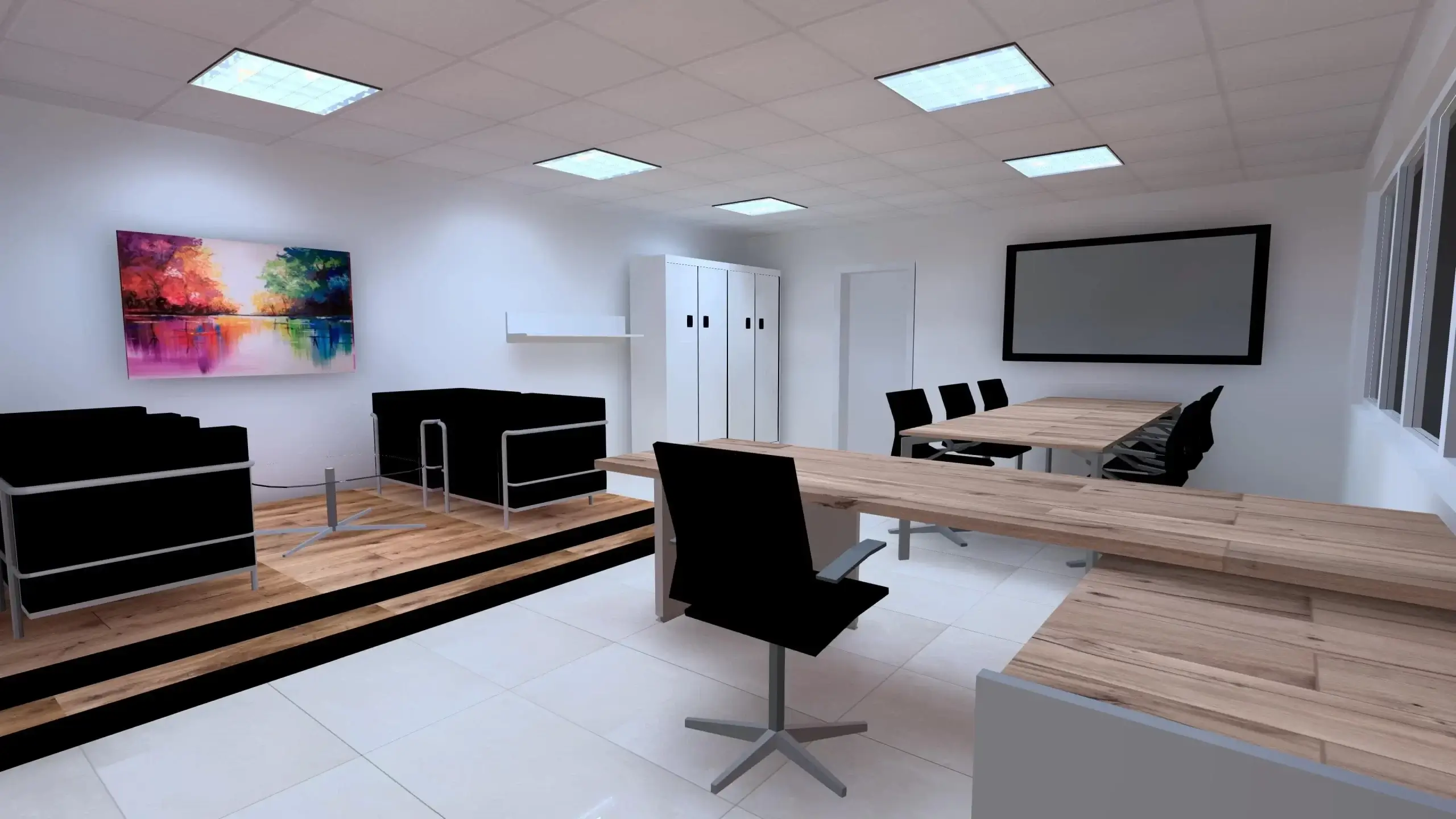 büro leuchtstofföhren