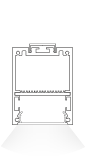 Deckenanbau-Leuchte<br> inkl. Montageclips <b>und Anschlussklemme</b>