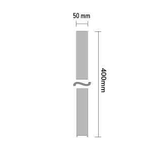 <b>BAFFEL TRACK48 D </b><br>Akustikleuchte mit integrierter Track48-Aufnahmeschiene unten zur individuellen Bestückung mit Track48 Leuchten.