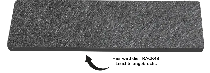 Baffel Track48 Schwarz Aufbau