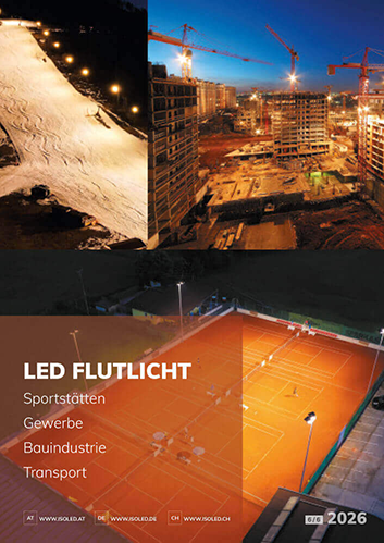 LED Lichtanlagen für Sportplätze und Skipisten
